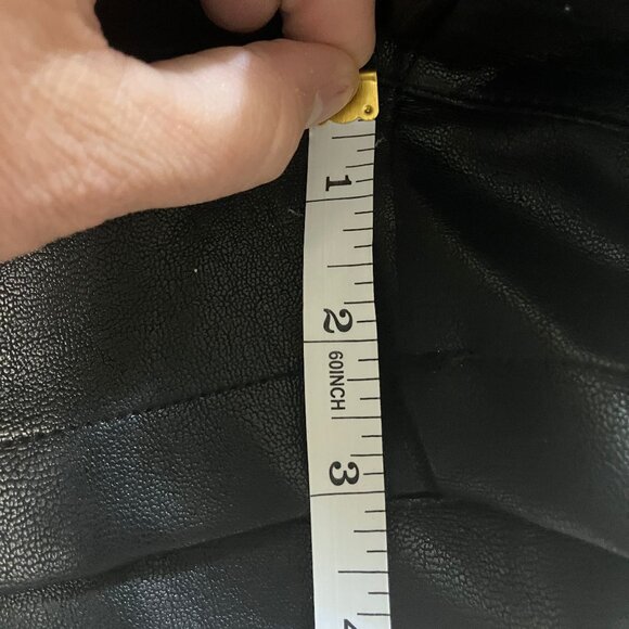 Francesca’s Collections Faux Vegan Leather Shorts - Picture 7 of 12